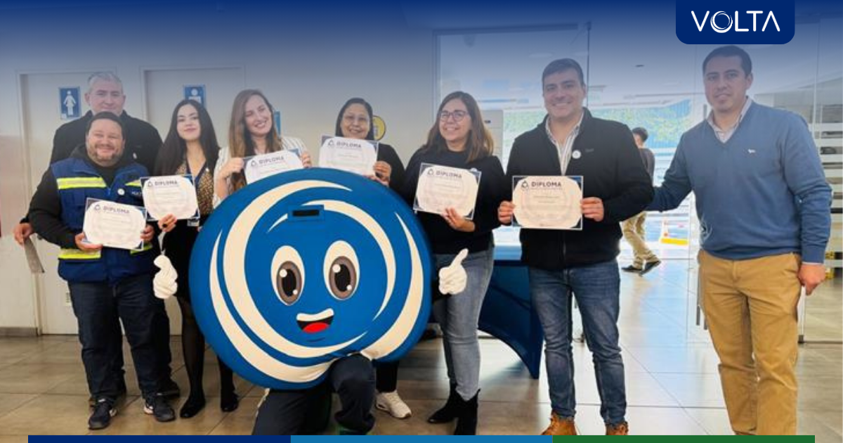 Equipo de VOLTA en el lanzamiento del Reporte de sostenibilidad VOLTA 2023-2024