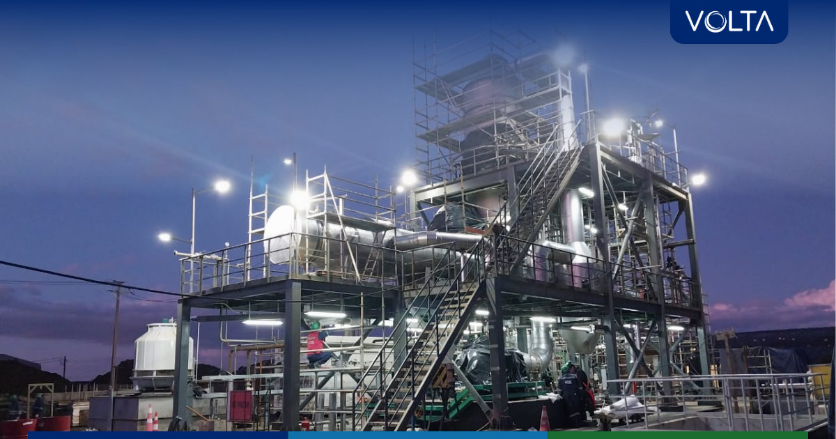 Planta de tratamiento de residuos de VOLTA, ejemplo de innovación y sostenibilidad ambiental.