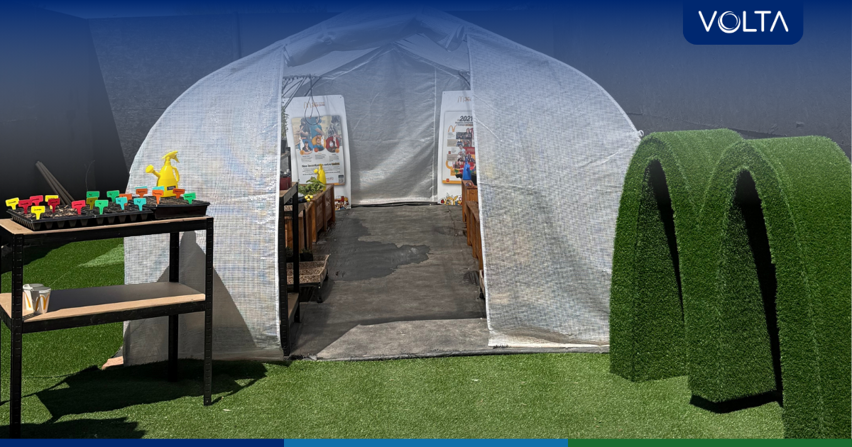 Huerto urbano McDonald’s en Macul creado con compost a partir de residuos orgánicos valorizados por VOLTA