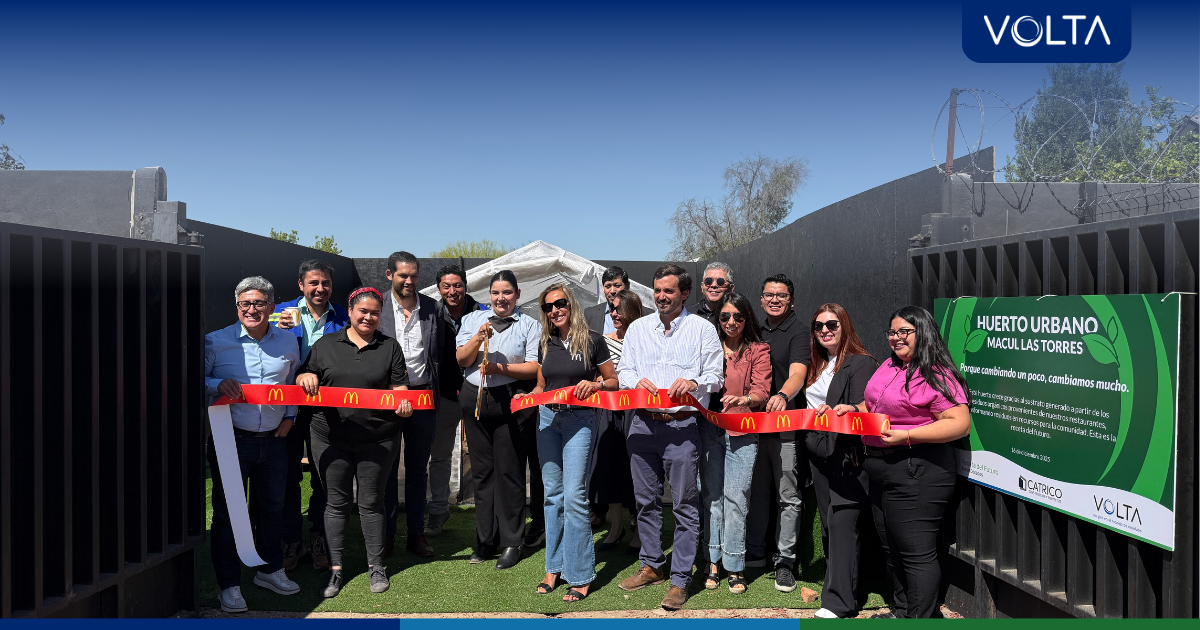 Colaboración entre VOLTA y McDonald’s para la gestión y valorización de residuos orgánicos